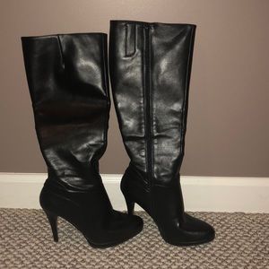 Nine West Knee High Leather Boots